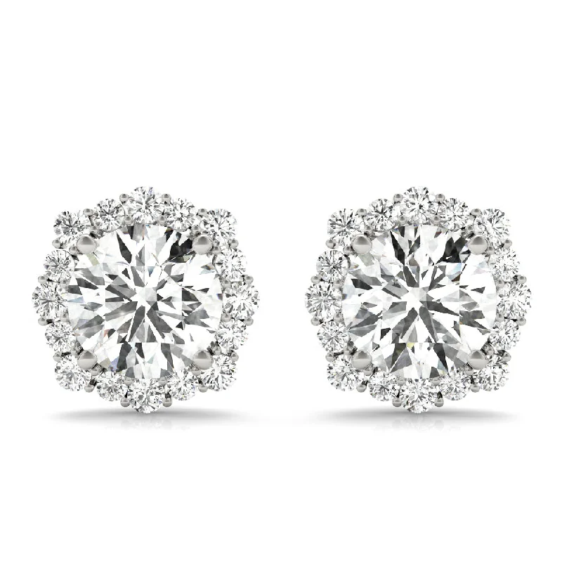 Wedding Party Earrings-14K Diamond Accent Stud Diamond Earring