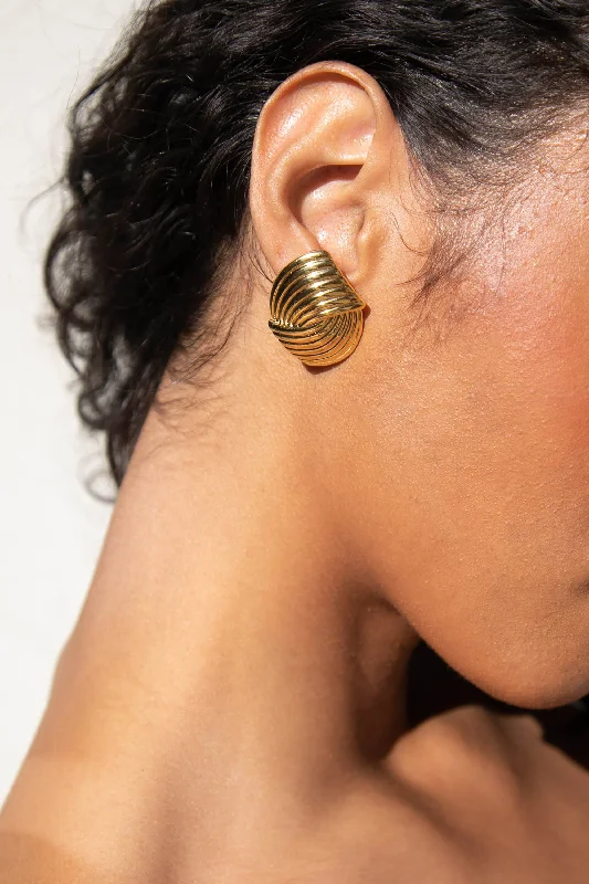 Lightweight Earrings-ABSTRACT TEXTURED EARRINGS