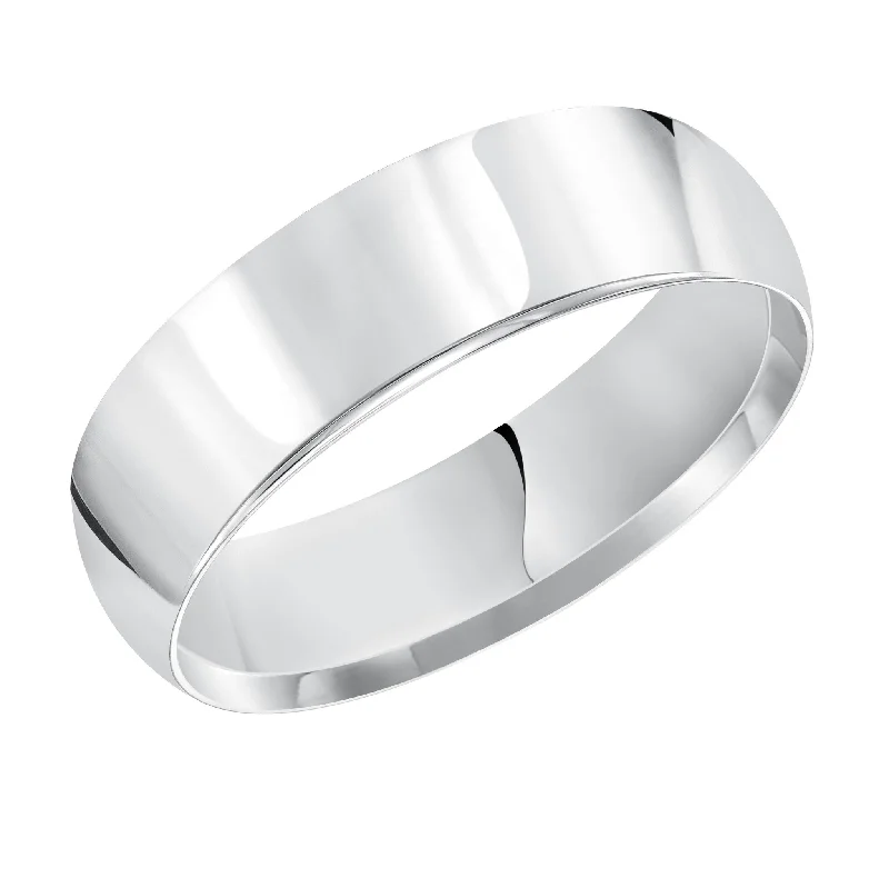 Engraved Wedding Rings-14K Gold Ring Comfort Fit