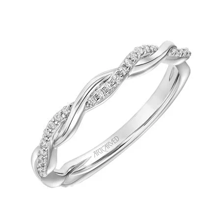 Luxury Engagement Rings for Women-ArtCarved "Cassidy" Wedding Band