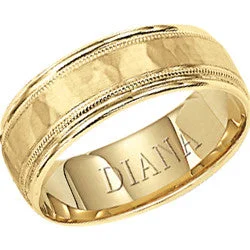 Customizable Rings for Gifts-Gent's Yellow 18 Karat Wedding Band