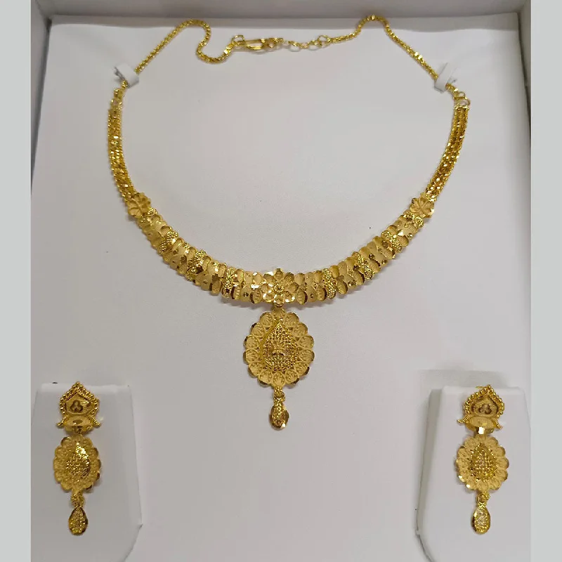 Long Diamond Necklaces-Pari Art Jewellery Forming Necklace Set