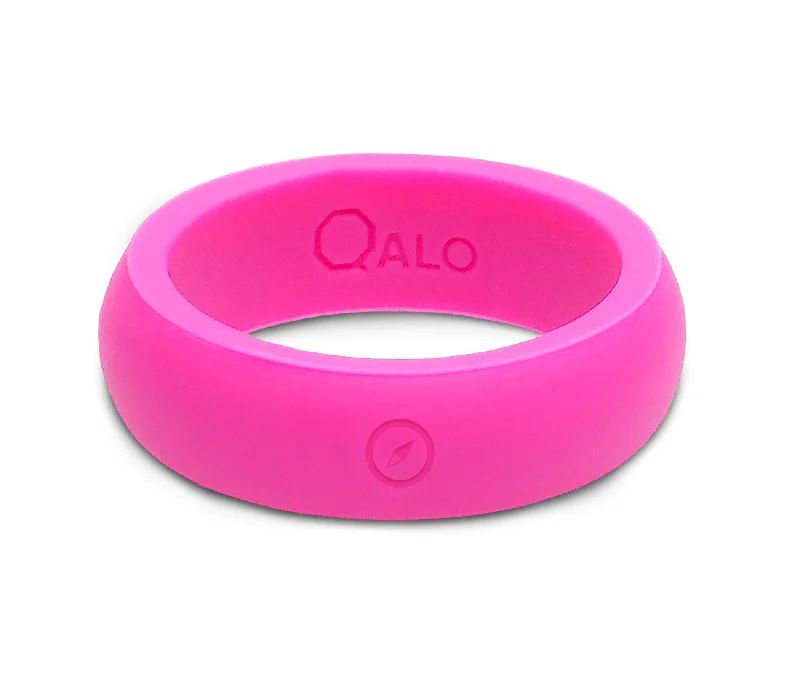 Dainty Engagement Rings-Women's Outdoors Pink Silicone Ring