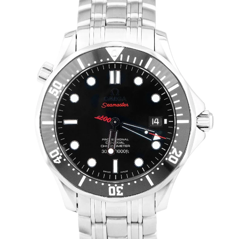 Smart Watches for Android Phones-Omega Seamaster Professional 300M Black 007 41mm Watch 212.30.41.20.01.001