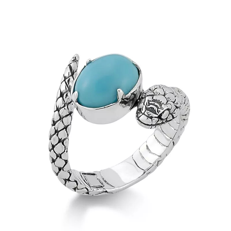 Gemstone Solitaire Rings-Banua Ring- Turquoise