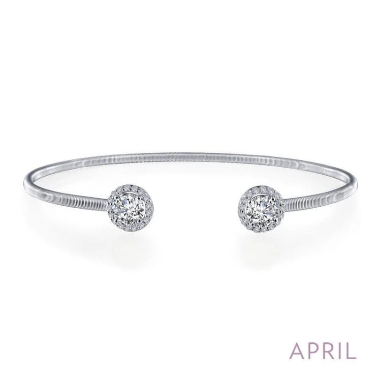 Fashionable Wrist Bracelets-April Birthstone Bracelet