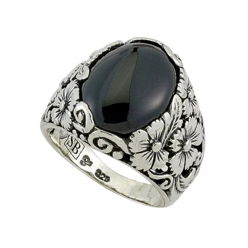 Custom Wedding Bands-Empung Ring- Onyx