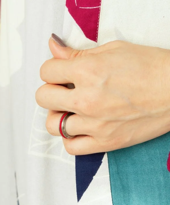 Designer Fashion Rings-ENISHI - Magical Red String Ring