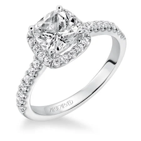 Classy Wedding Rings-Artcarved "Layla" Engagement Ring