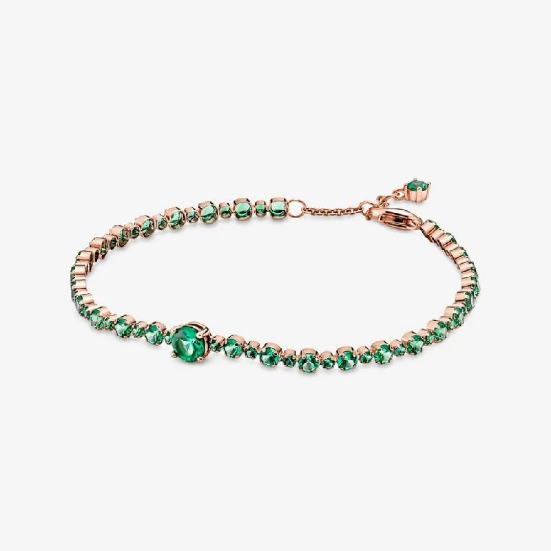 Colorful Crystal Bangles-PANDORA : Sparkling Pavé Tennis Bracelet