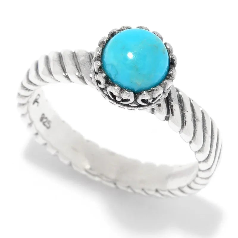 Colored Diamond Engagement Rings-Comet Ring- Turquoise