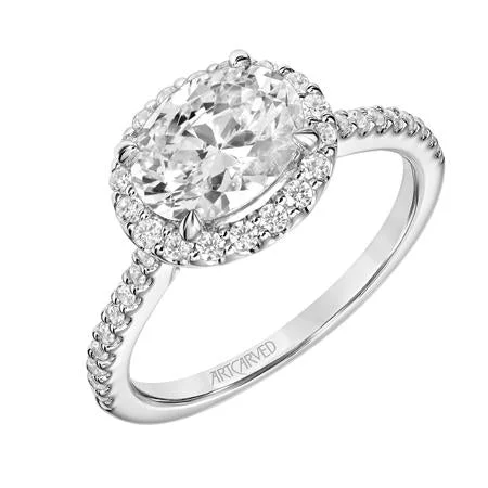 Affordable Engagement Rings-ArtCarved "Paige" Engagement Ring