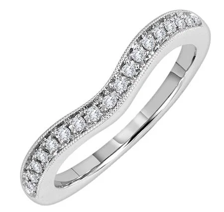 Solitaire Engagement Rings-Goldman 33-B5800-L Wedding Band