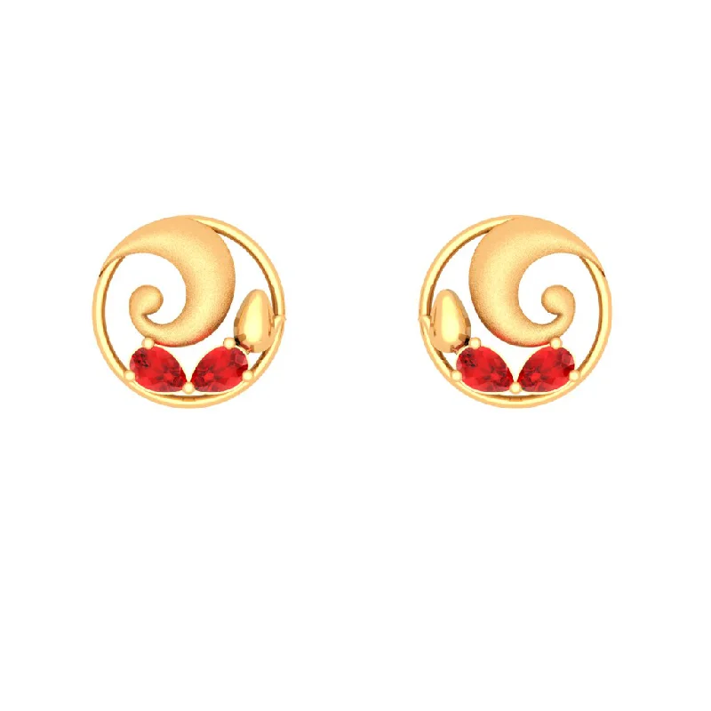 Trendy Dangle Earrings-Beautiful 14k Gold Earrings Design From Online Exclusive