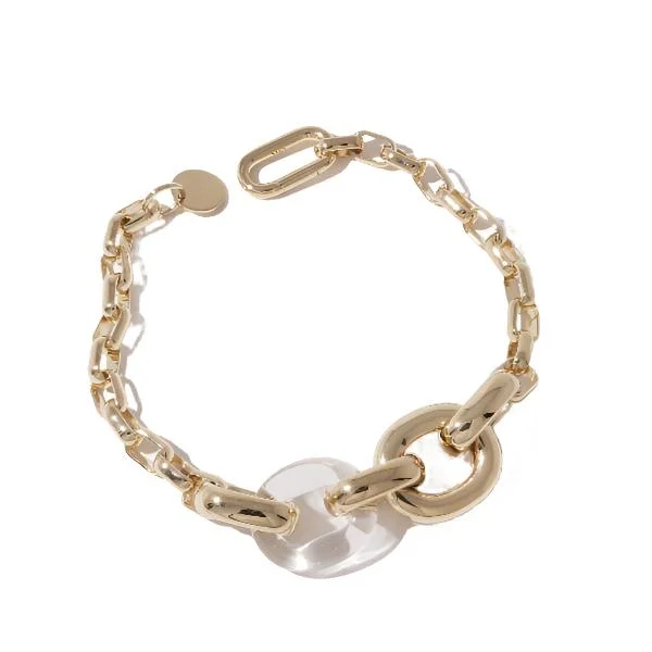 Multi-Stone Bracelets for Women-Loop Chain Bracelet