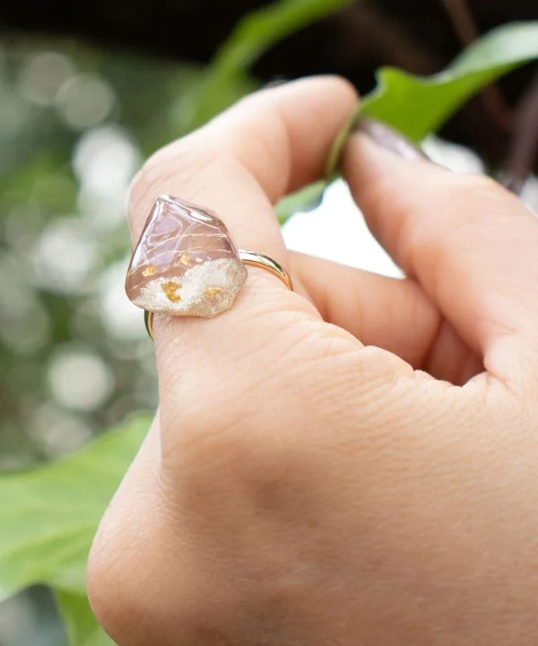 Bold Gold Rings-KINTSUGI Like Ring